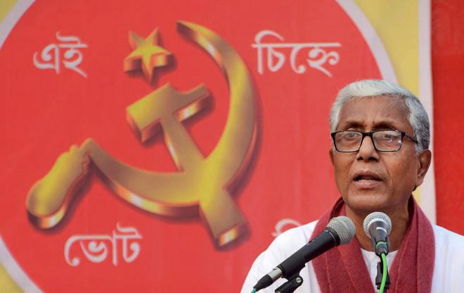Manik Sarkar. Credit: PTI/Files