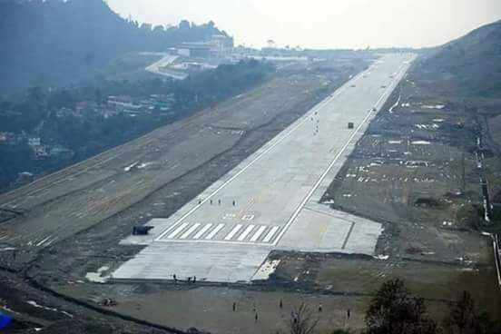 Pakyong Airport in Sikkim. Credit: Twitter