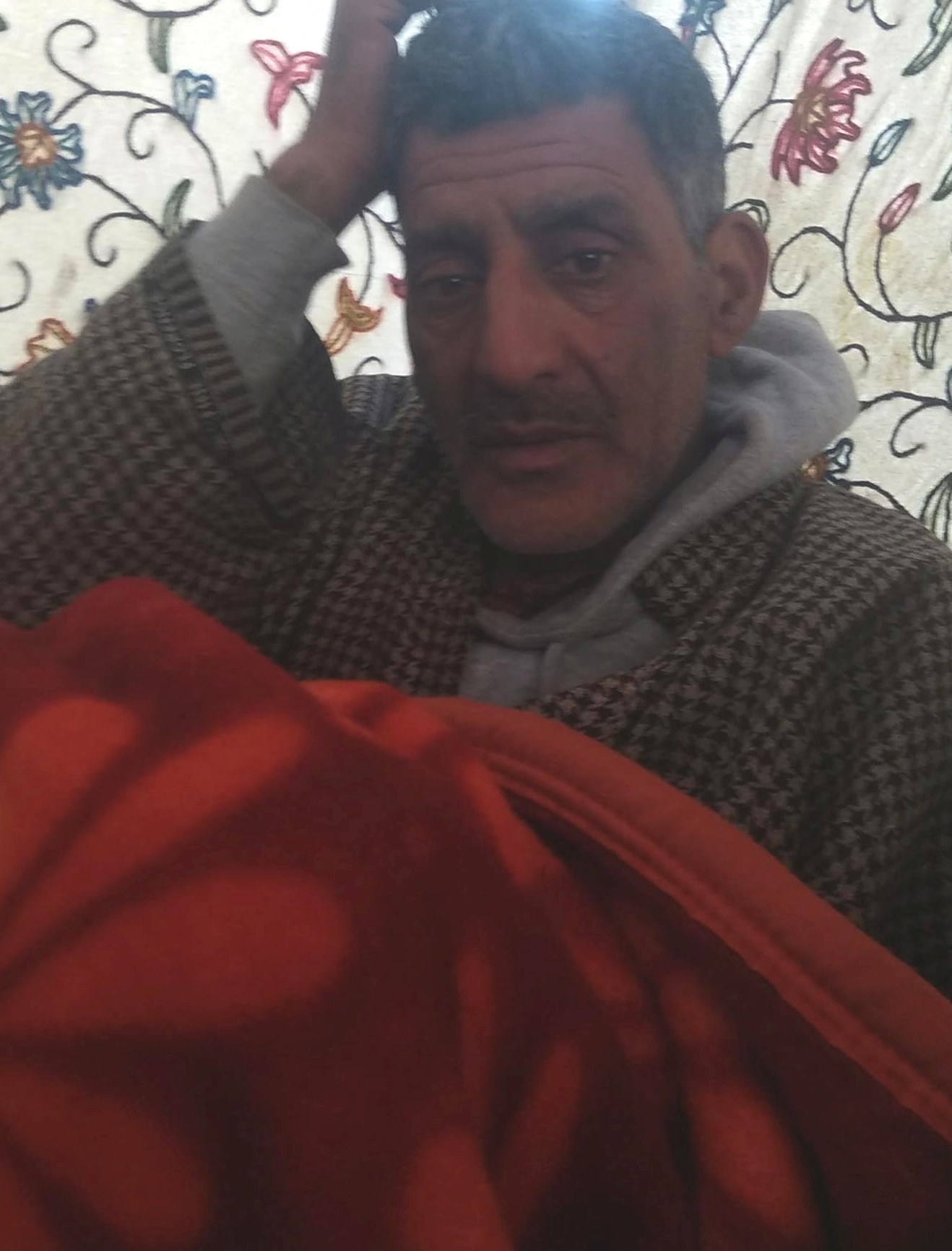 Suhail Ahmad's father, Javaid Ahmad Lone. Credit: Mudasir Ahmad