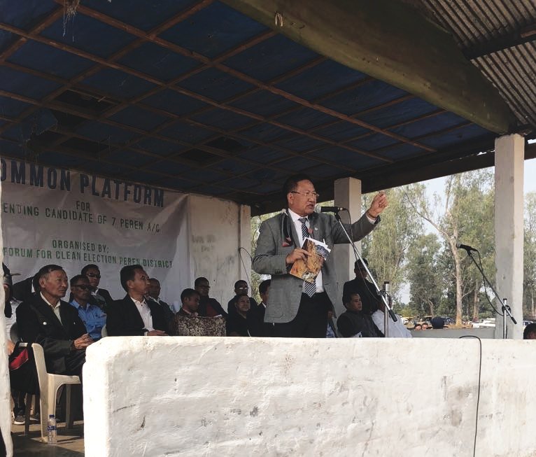 Nagaland chief minister T.R. Zeliang. Credit: Twitter