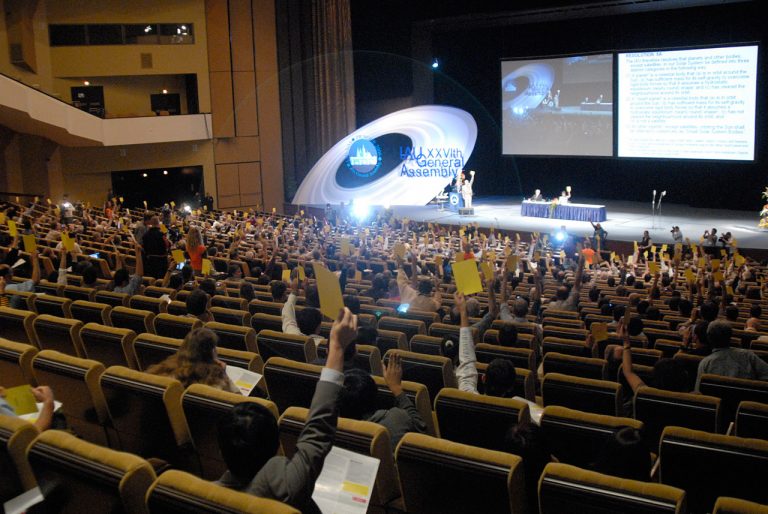 A general assembly in progress at the International Astronomical Union. Representative image. Credit: IAU
