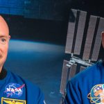The Kelly brothers. Scott (right) and Mark Kelly were the subjects of a twins study aimed at discerning effects of space travel on the human body. Credit: Robert Markowitz/ NASA