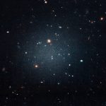The galaxy named NGC 1052-DF2 is called a 'see-through' galaxy because it's missing most, if not all, of its dark matter. Credit: Reuters