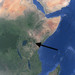 The area in South Kenya where the large crack recently appeared. Credit: Google Earth. Data SIO, NOAA, US Navy, NGA, GEBCO