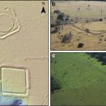 Aerial shots of some of the geoglyphs from the study. Credit: Gregorio de Souza et al, 2018