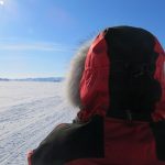 Crossing an increasingly unfamiliar landscape in Nain, Canada. Credit: Ashlee Cunsolo
