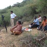 Members of the INO collaboration during a site inspection in Theni, Tamil Nadu. Credit: INO/TIFR