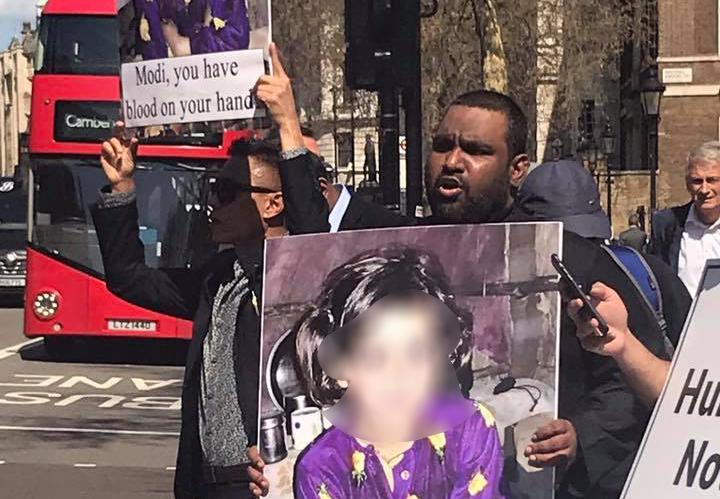 Protests in London. Credit: Rashmi Varma