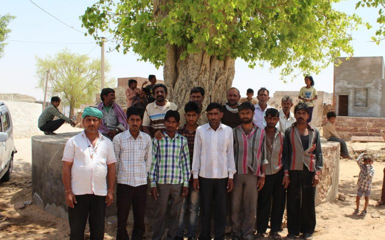 Some of the Digaria villagers who allege that Malpani hospital in Jaipur duped them into participating in a clinical trial. Credit: Shruti Jain