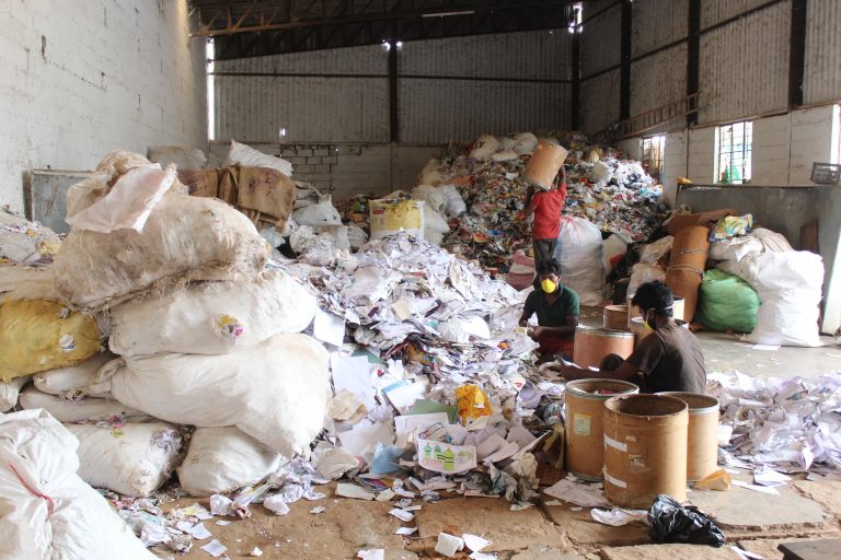 Dry waste collection