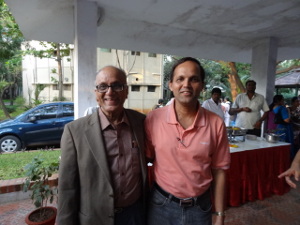 C.S. Seshadri with his brother C.S. Rajan. Credit C.S. Seshadri