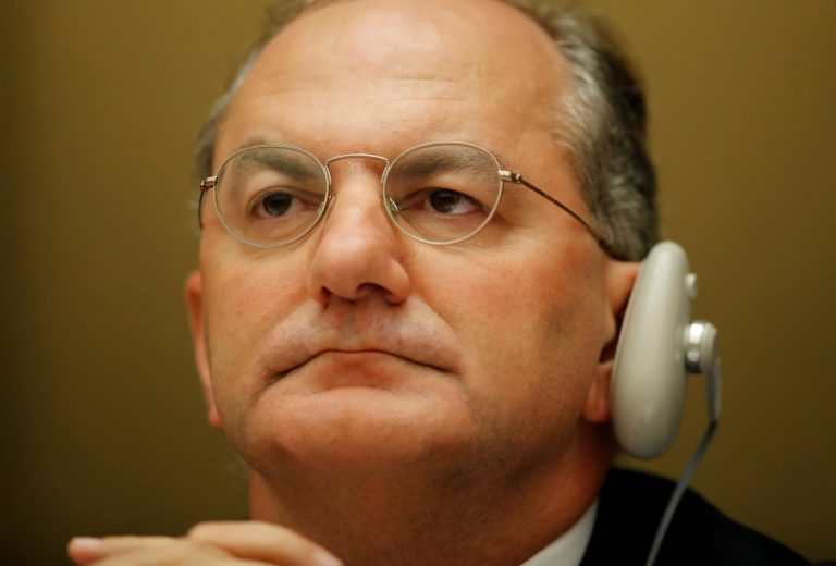 FILE PHOTO: Peter Salama, Executive Director of the Health Emergencies Programme at the WHO attends a briefing for World Health Assembly (WHA) delegates on the Ebola outbreak response in Democratic Republic of the Congo at the UN in Geneva, Switzerland, May 23, 2018. Credit: Reuters/Denis Balibouse/File Photo