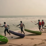Younger fishers have started to diversify their sources of income, such as by training others in water-based adventure sports. Source: YouTube