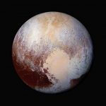 The planet Pluto is pictured in a handout image made up of four images from New Horizons' Long Range Reconnaissance Imager (LORRI) taken in July 2015 combined with color data from the Ralph instrument to create this enhanced color global view. NASA/JHUAPL/SwRI/Handout. Credit: Reuters