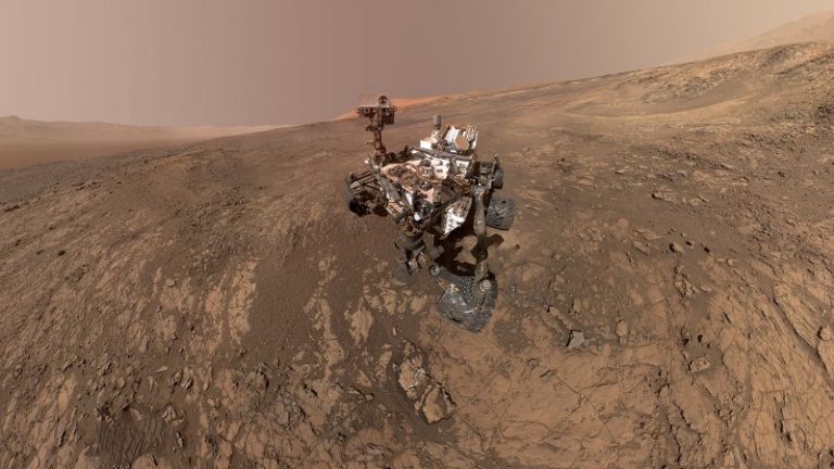 NASA's Curiosity Mars Rover snaps a self-portrait at a site called Vera Rubin Ridge on the Martian surface in February 2018 in this image obtained on June 7, 2018. Credit: NASA/JPL-Caltech/MSSS/Handout via Reuters