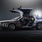 In the Back to the Future movies, the DeLorean car was able to travel through time thanks to a flux capacitor. Credit: Wikimedia Commons