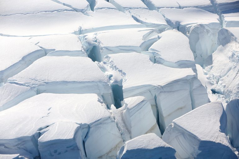 A glacier is seen in Half Moon Bay, Antarctica, February 18, 2018. Credit: Reuters/Alexandre Meneghini/File Photo
