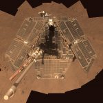 Handout photo of NASA's Mars Exploration Rover Opportunity