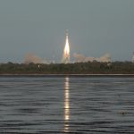 India's Geosynchronous Satellite Launch Vehicle (GSLV-F09) carrying GSAT-9 communications satellite blasts off from the Satish Dhawan space centre at Sriharikota, India May 5, 2017. Credit: Reuters/Stringer
