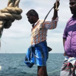 Onboard a fishing boat in the Gulf of Mannar. Source: YouTube