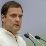 Rahul Gandhi at the extended CWC meeting. Credit: PTI