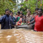 Rescue efforts during the floods. Credit: PTI