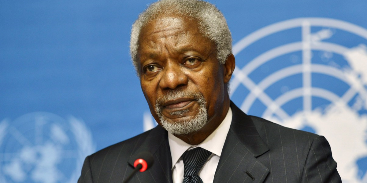 Former UN Chief and Nobel Peace Prize Laureate Kofi Annan Dies Aged 80