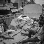 Supplies, a medical team and volunteers being taken by lorry to some villages isolated because of waterlogged roads.