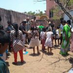 Chennai: At an outreach activity with a local organisation, Pudiyador, members of the faculties of the Institute of Mathematical Sciences and the Chennai Mathematics Institute observe zero shadow day with children and volunteers at 12:07 pm on April 24, 2018. Credit: Varuni P.