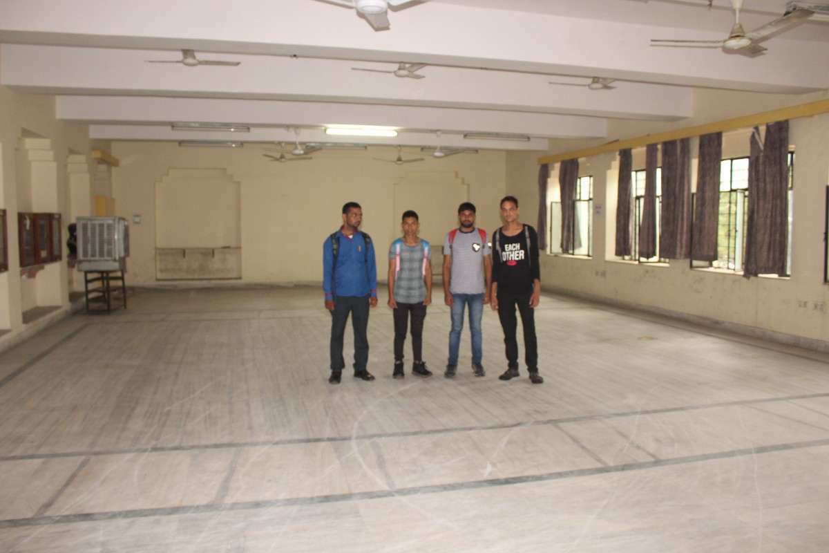 The vacated library at the information centre.