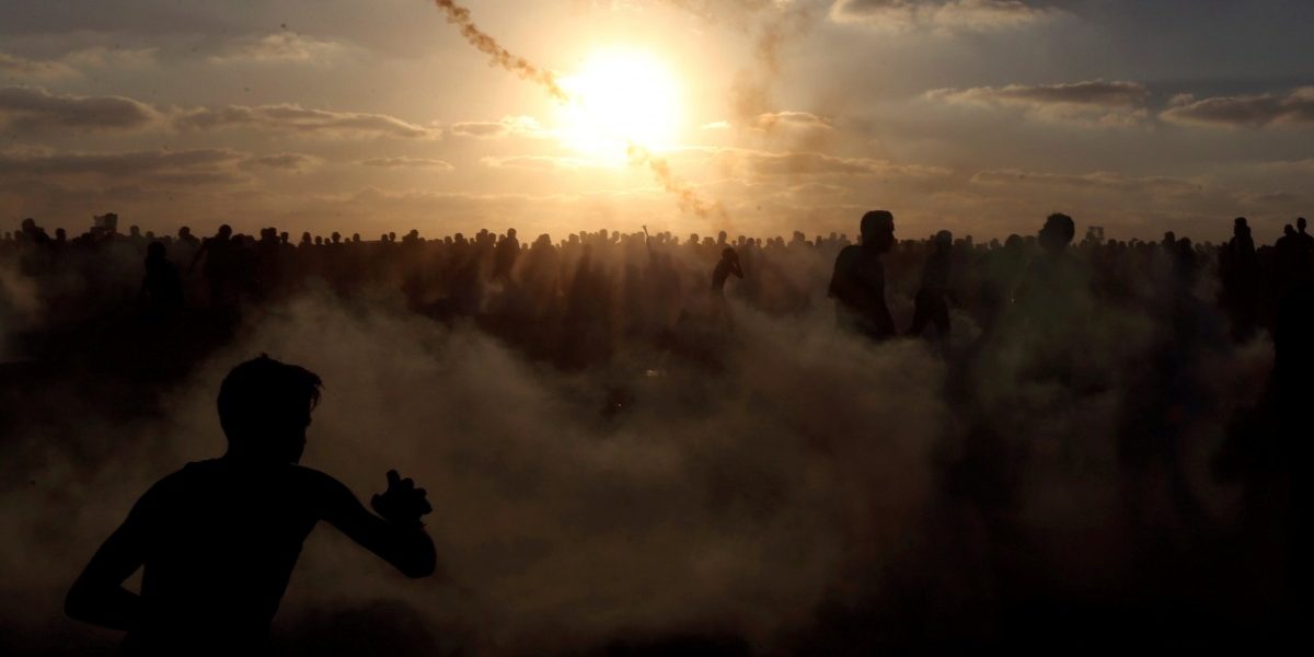 Palestinians say one killed as Israeli troops fire on Gaza protest