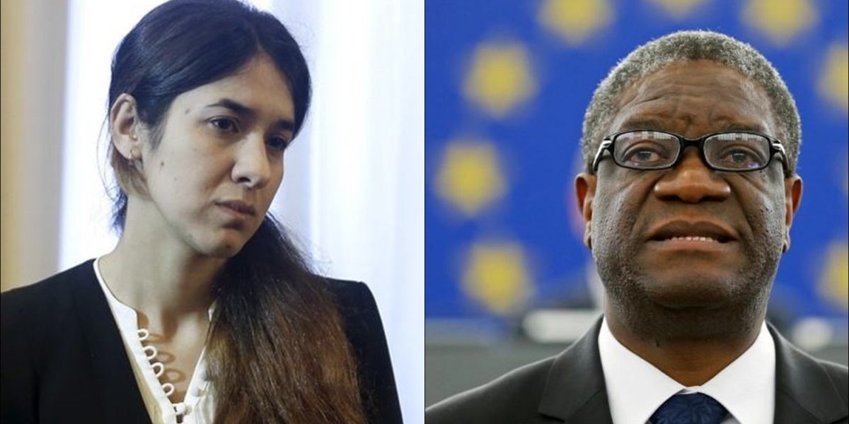 Two fighting sexual violence share the 2018 Nobel Peace Prize