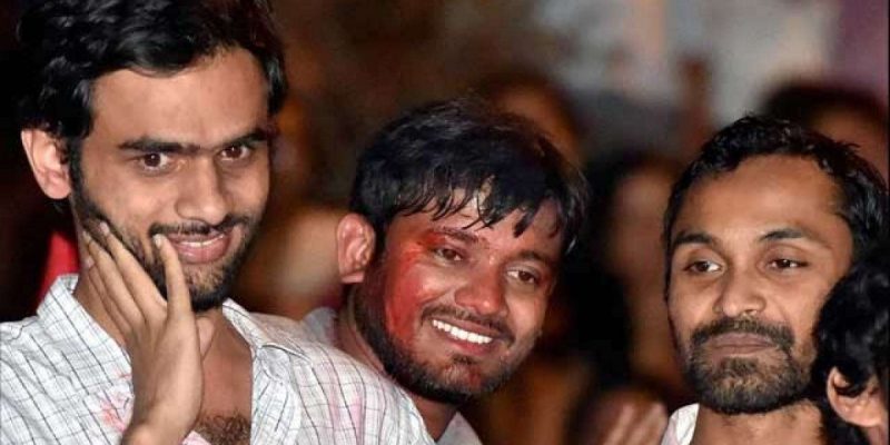 JNU Sedition Case: Umar Khalid, Kanhaiya Kumar, Other Accused Appear in Court - Vimarsana News