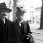 Albert Einstein, general theory of relativity, Ernst Mach, David Hume, atheism, dogmatism, quantum mechanics, wavefunction, Copenhagen interpretation, Schrödinger's cat, Werner Heisenberg, Niels Bohr,