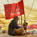 All India Kisan Sangharsh Coordination Committee members and farmers at the rally at Ramlila Maidan on November 29, 2018. Credit: PTI/Ravi Choudhary