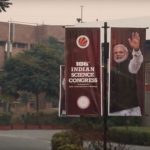 A poster outside Lovely Professional University, Jalandhar, advertising the Indian Science Congress. Source: YouTube