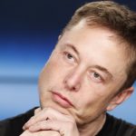 SpaceX founder Elon Musk listens at a press conference following the first launch of a SpaceX Falcon Heavy rocket at the Kennedy Space Center in Cape Canaveral, Florida, US, February 6, 2018. Credit: REUTERS/Joe Skipper/Files