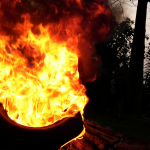 tire-burning