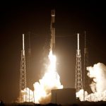 A SpaceX Falcon 9 rocket carrying Israel's first spacecraft designed to land on the moon lifts off on the first privately-funded lunar mission at the Cape Canaveral Air Force Station