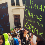 Climate change protest