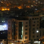 gaza at night