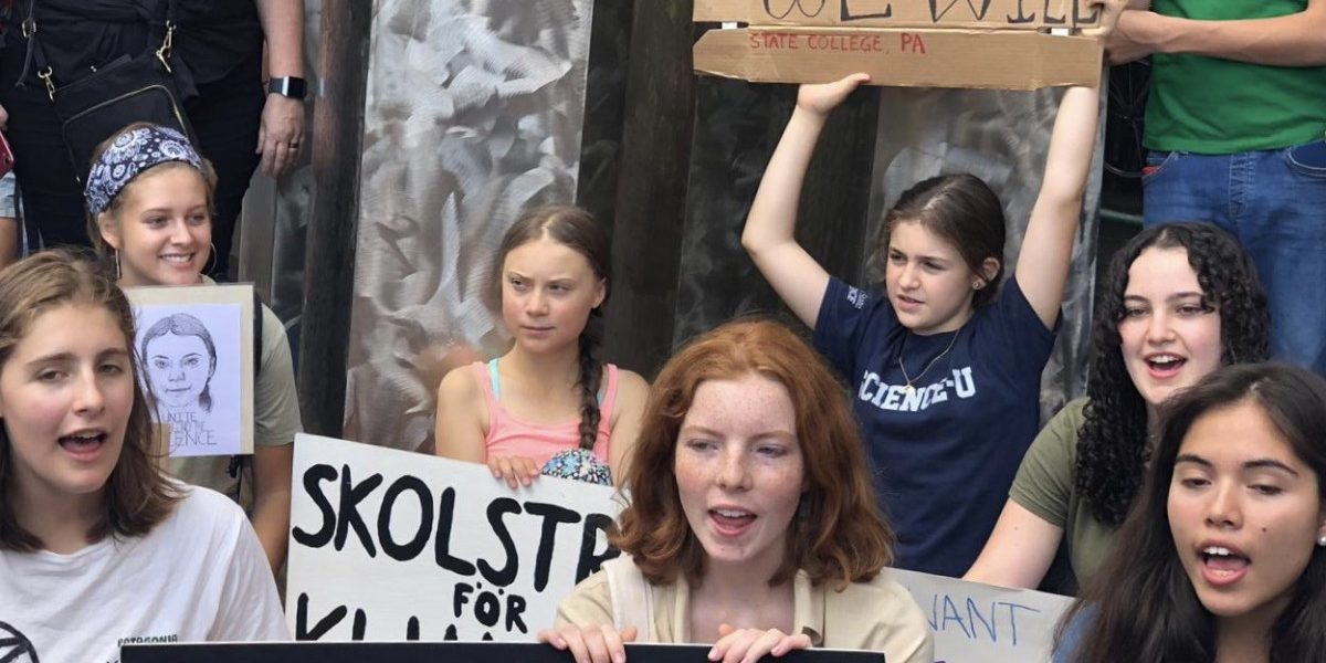 Greta Thunberg Joins Climate Protest Outside UN in New York