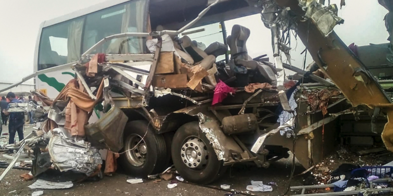 20 Dead After Kerala Bus Collides with Lorry in Tamil Nadu