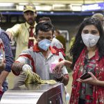 Coronavirus: Cleaning drive at metro station
