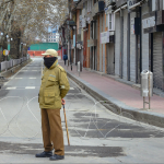 Srinagar on March 22. Photo: PTI
