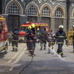 Coronavirus: Disinfectant spray in the city