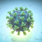 FILE PHOTO: A computer image created by Nexu Science Communication together with Trinity College in Dublin, shows a model structurally representative of a betacoronavirus which is the type of virus linked to COVID-19