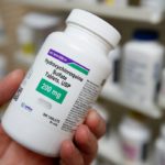 The drug hydroxychloroquine, pushed by U.S. President Donald Trump and others in recent months as a possible treatment to people infected with the coronavirus disease (COVID-19), is displayed by a pharmacist in Provo