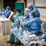 Free health checkup of sanitizing workers