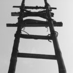 ladder-wood-blackandwhite-old-54335